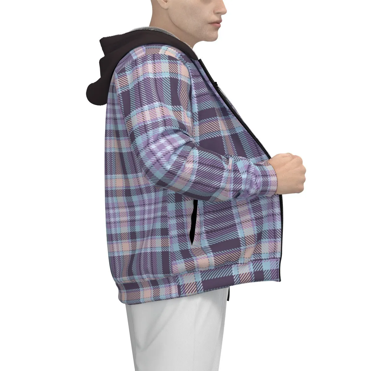 Warmth Sherpa Fleece Zip Up Hoodie