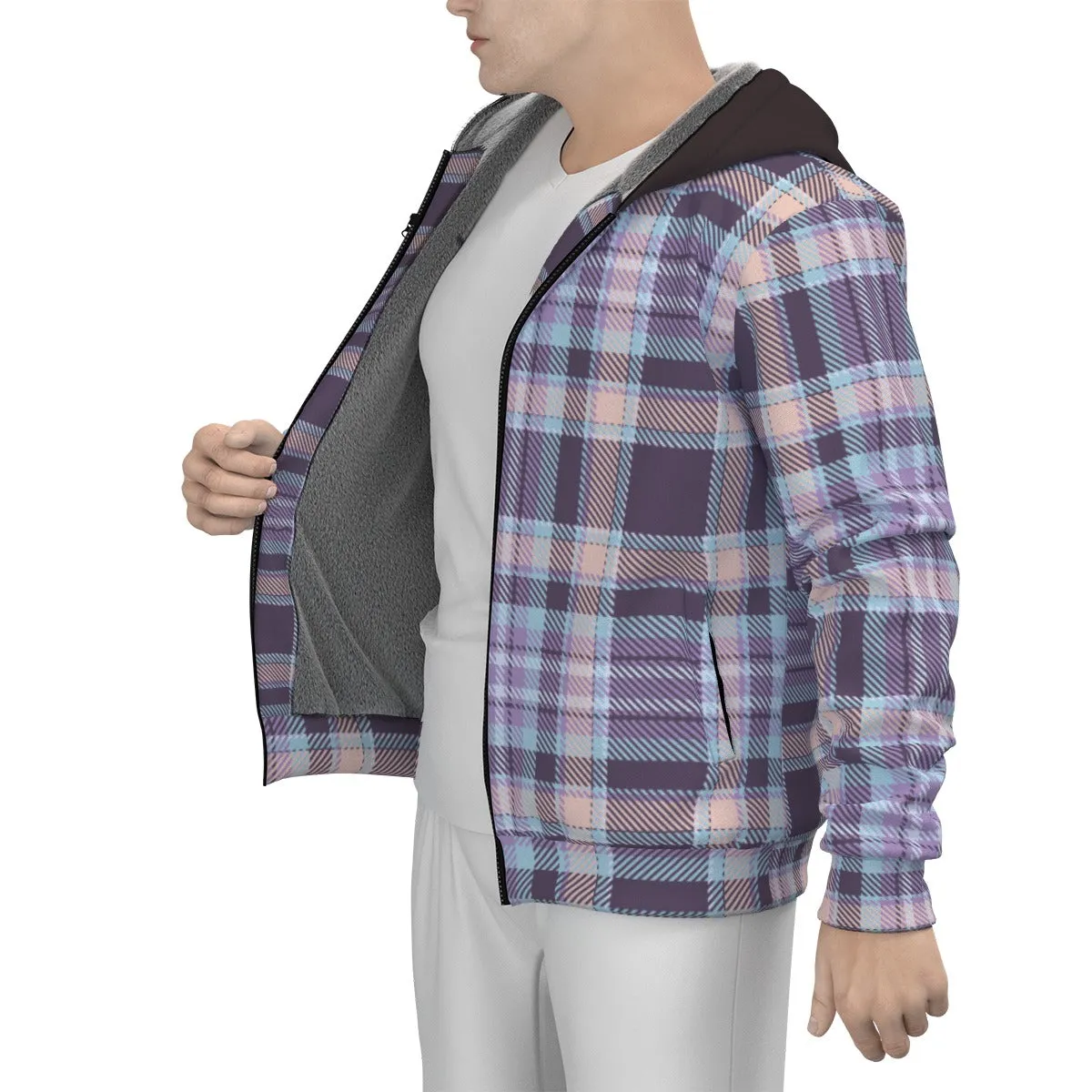 Warmth Sherpa Fleece Zip Up Hoodie
