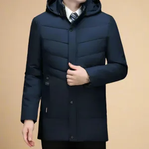 Waterproof warm parka winter jacket for men