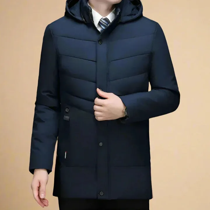 Waterproof warm parka winter jacket for men