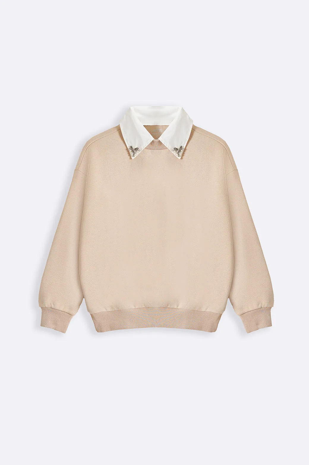WEDNESDAY DIAMANTE SWEATSHIRT