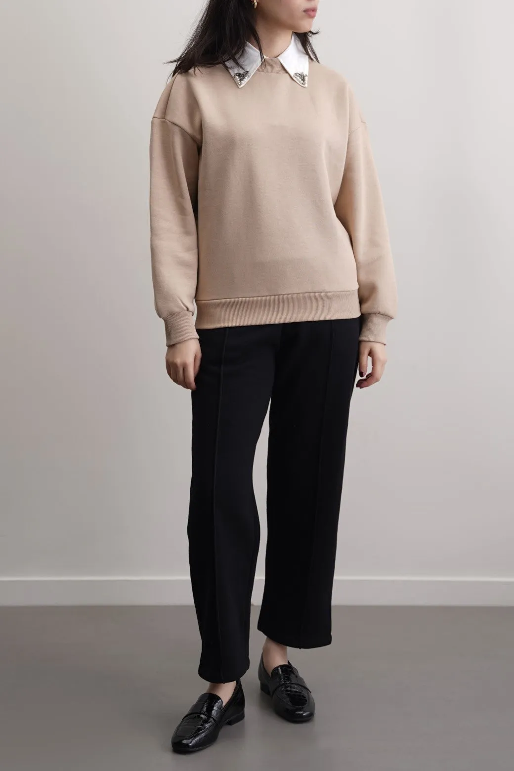 WEDNESDAY DIAMANTE SWEATSHIRT