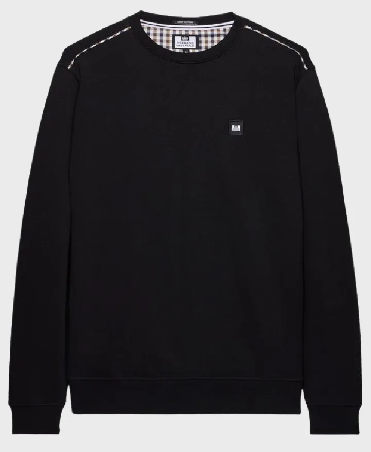 Weekend Offender Vega Sweatshirt Black/Midhousecheck