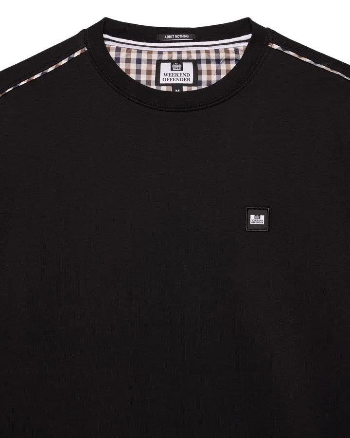 Weekend Offender Vega Sweatshirt Black/Midhousecheck