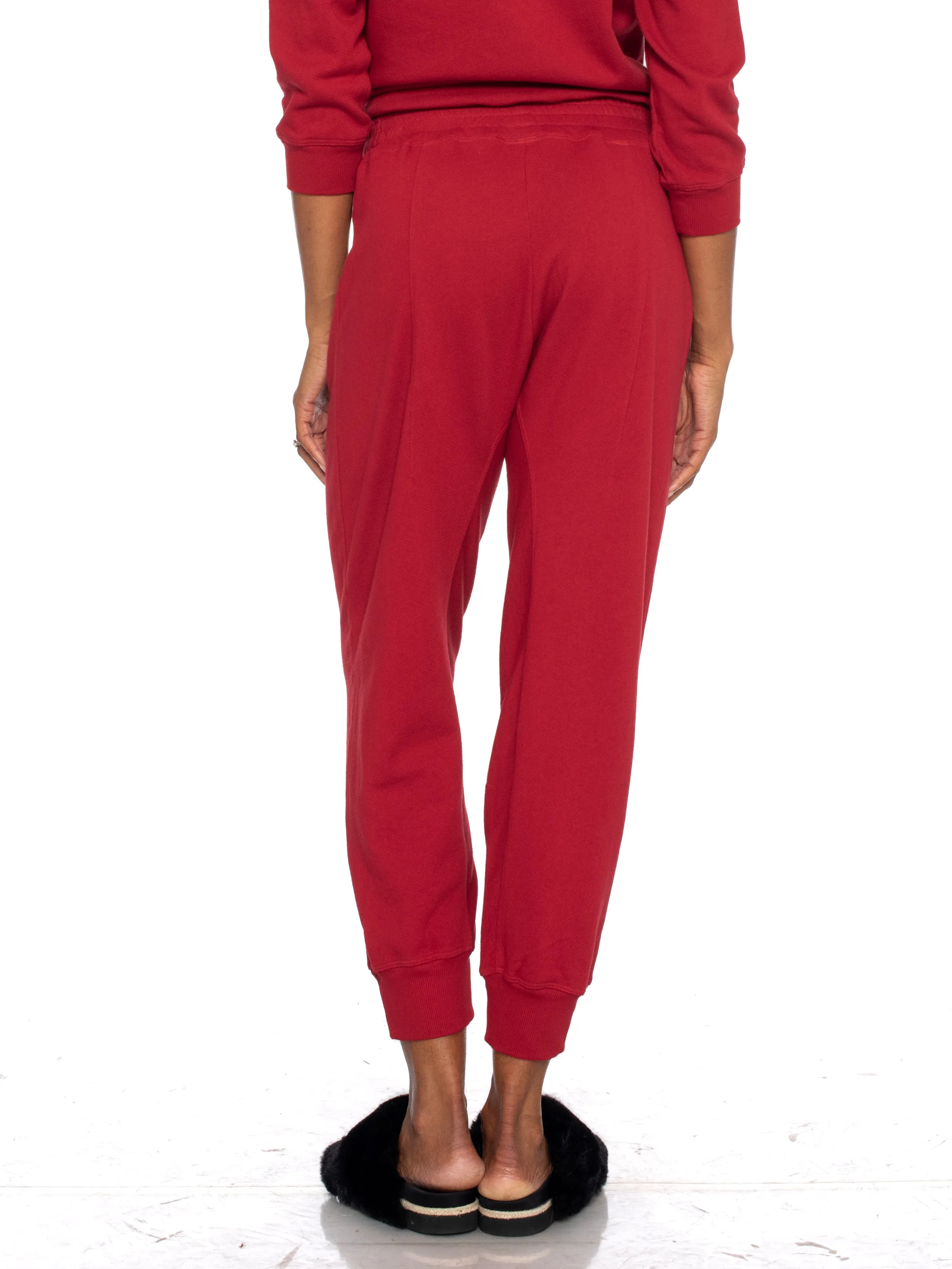 Welt Pocket Sweatpant Black Contrast