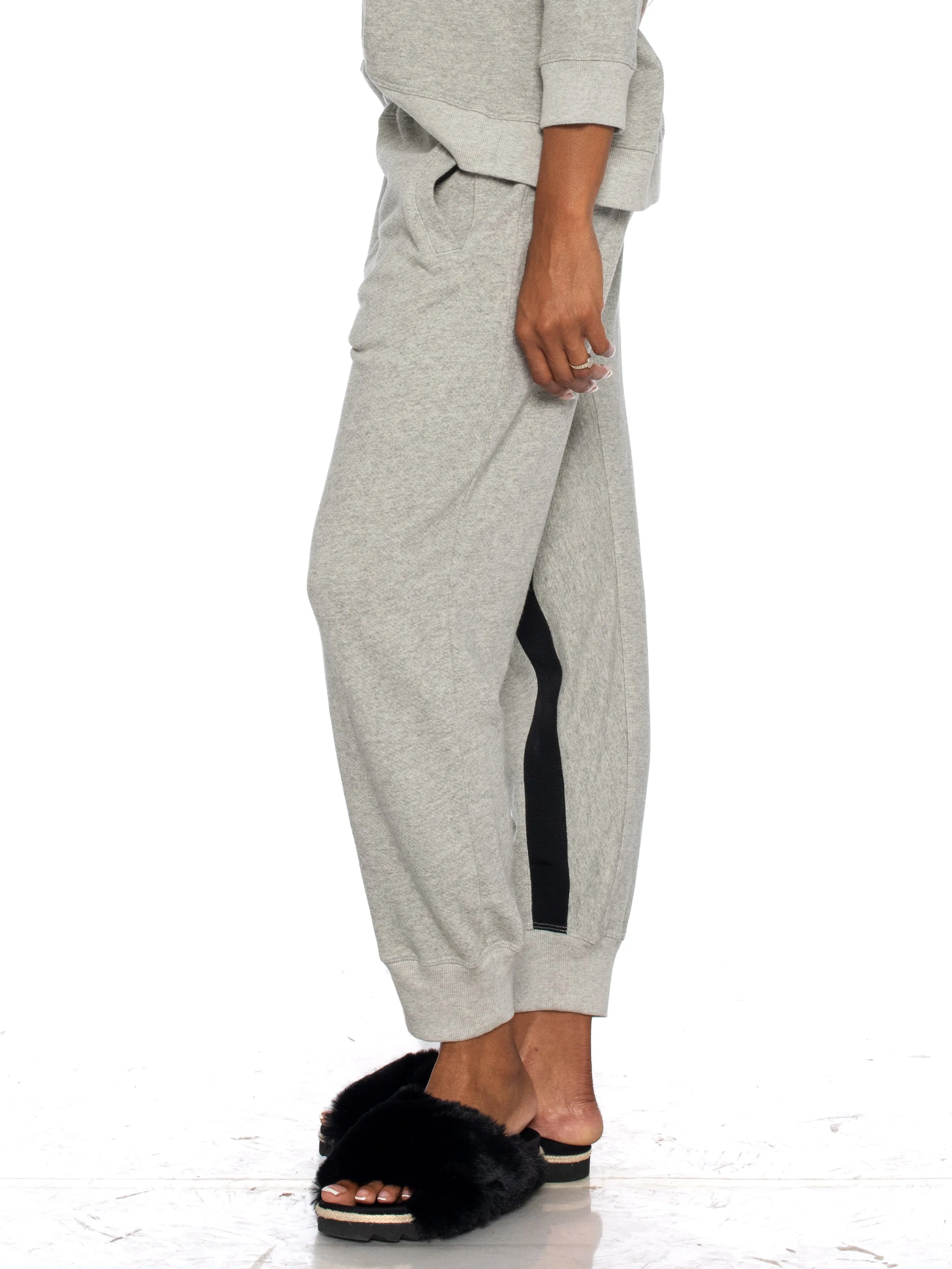Welt Pocket Sweatpant Black Contrast