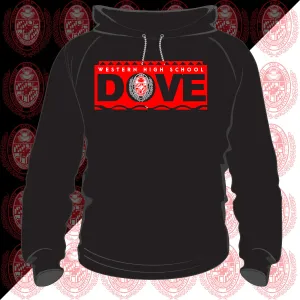 WESTERN HS | 90s STUDENT  Black UNISEX Hoodies -DK-