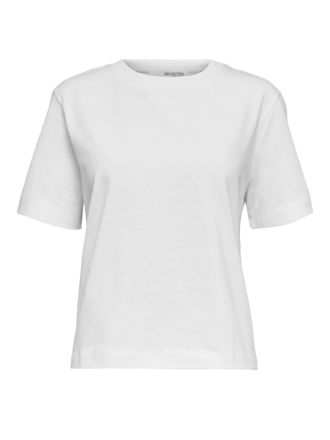 White boxy t-shirt - Selected Femme Essential