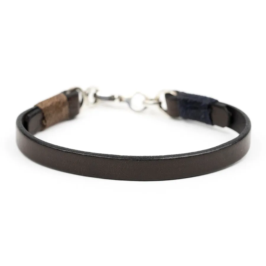 Wide Easy Leather Bracelet