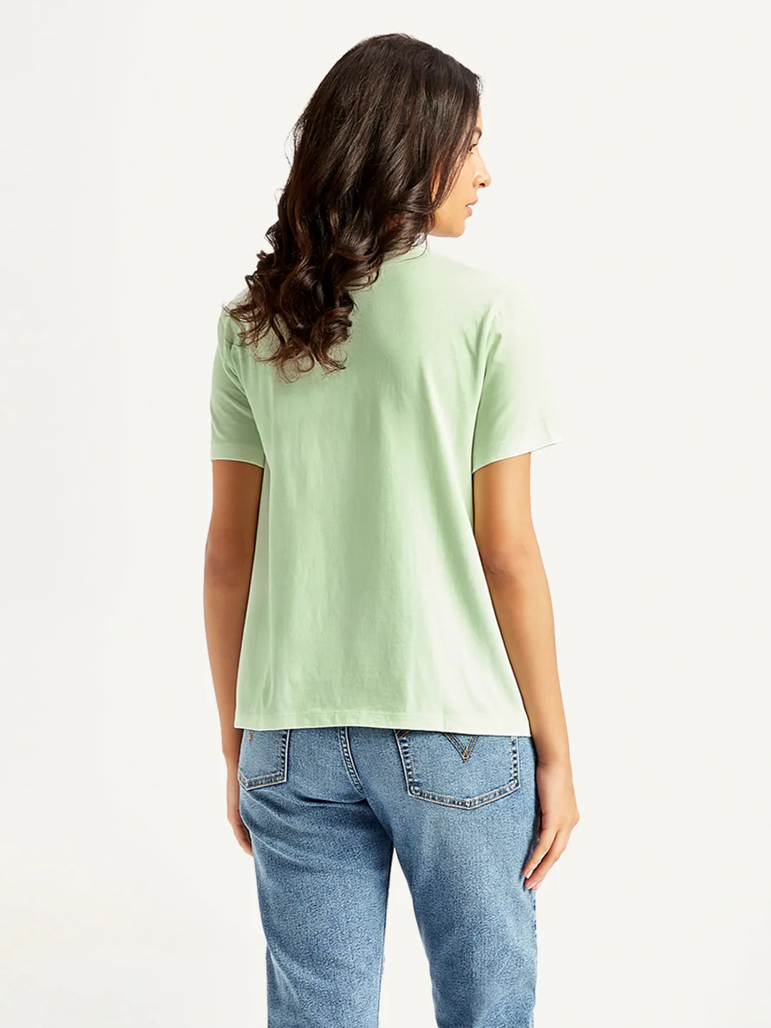 Women's Brand Logo Relaxed Fit T-shirt