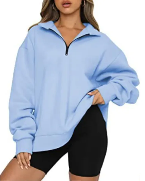 Women's collared Charlotte sweatshirt