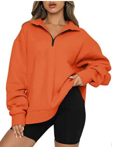 Women's collared Charlotte sweatshirt