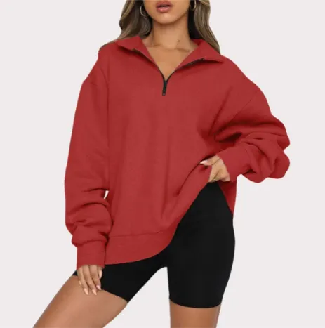 Women's collared Charlotte sweatshirt