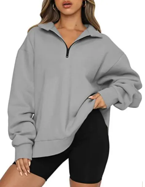 Women's collared Charlotte sweatshirt