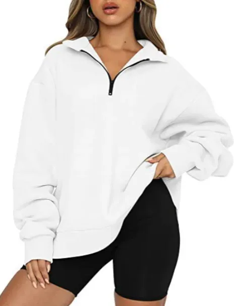 Women's collared Charlotte sweatshirt