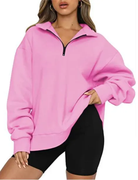 Women's collared Charlotte sweatshirt