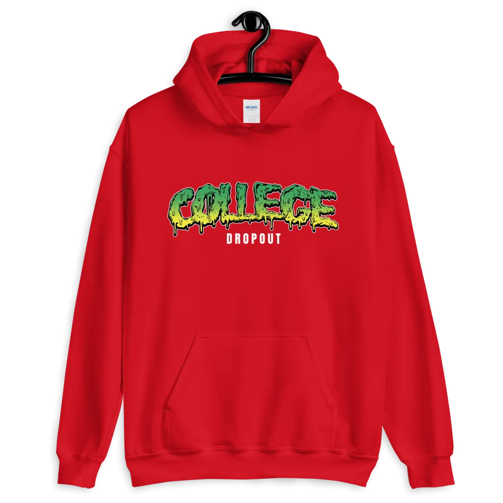 Women's Dropout Slime Hoodie (White logo)