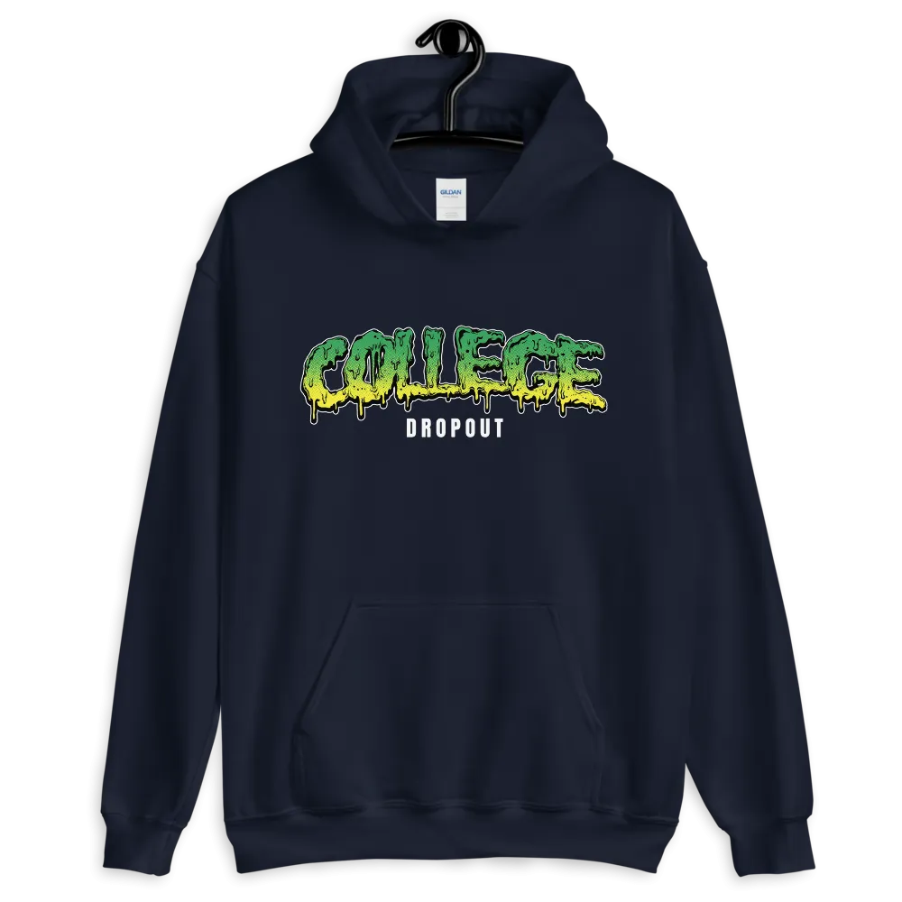 Women's Dropout Slime Hoodie (White logo)