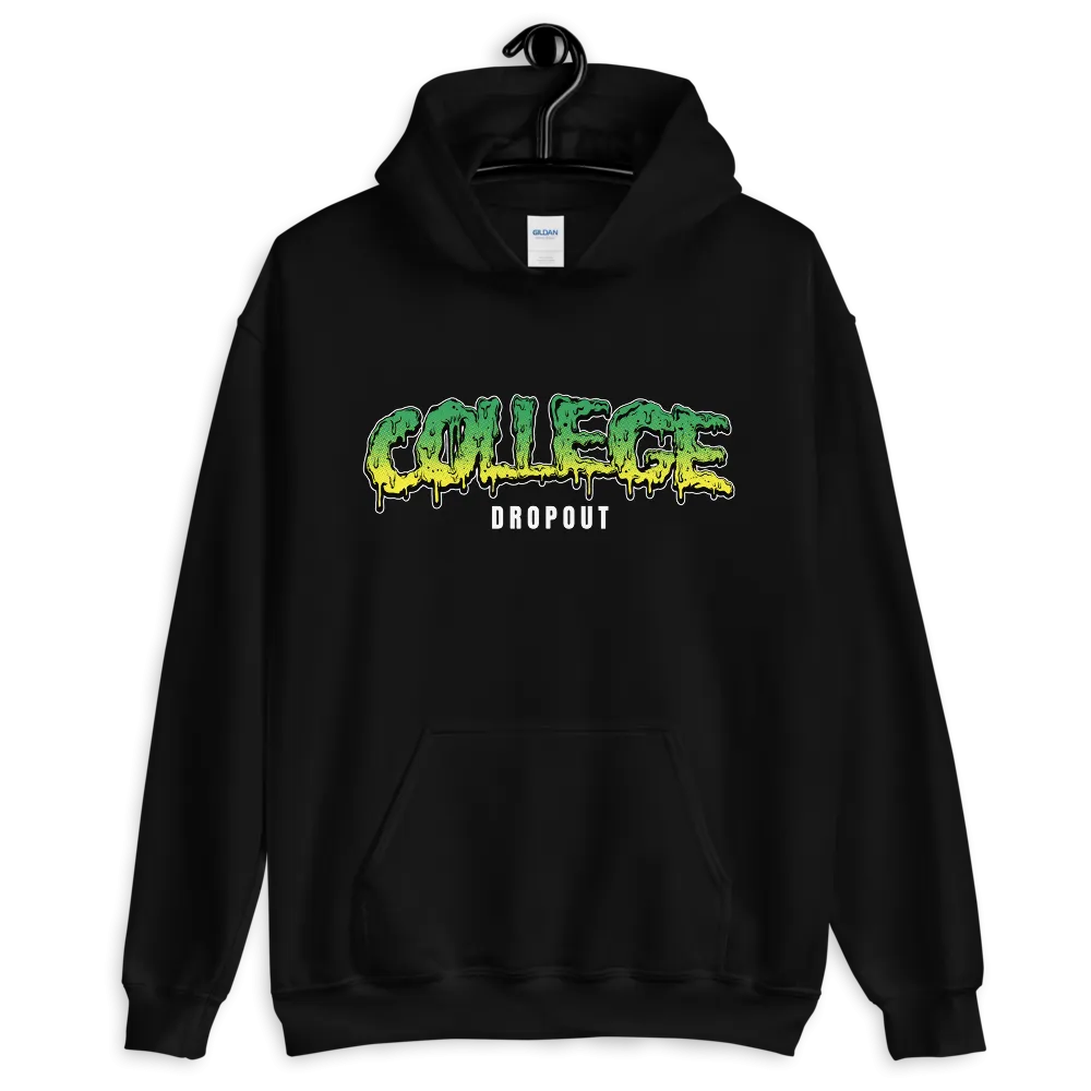 Women's Dropout Slime Hoodie (White logo)