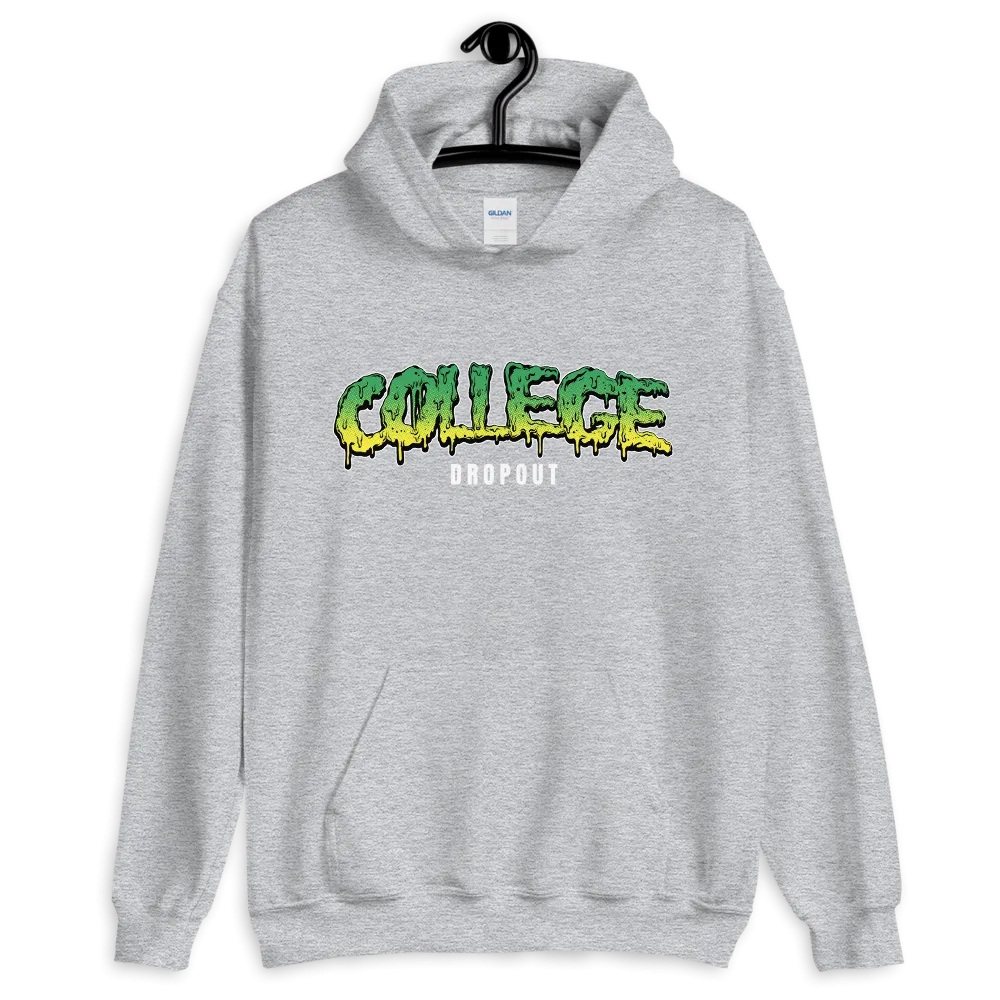 Women's Dropout Slime Hoodie (White logo)