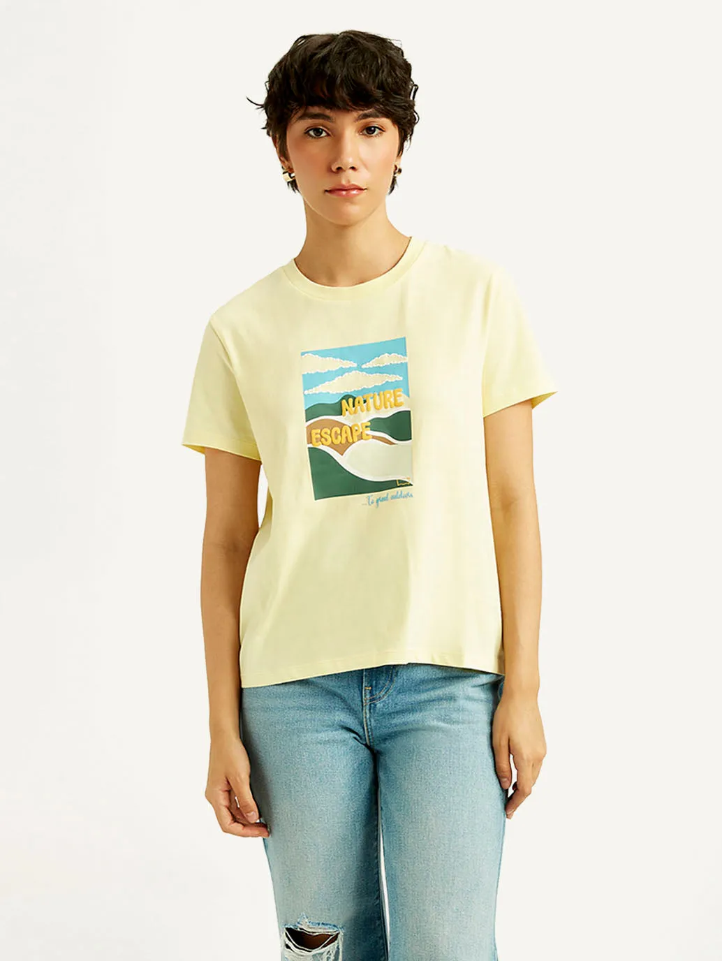 Women's Graphic Print Relaxed Fit T-shirt