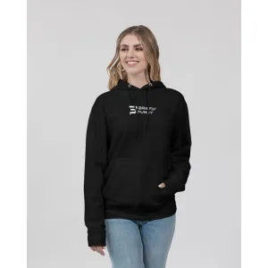 Women's Hoodie Premium Pullover Hoodie Black | Briefly Funny