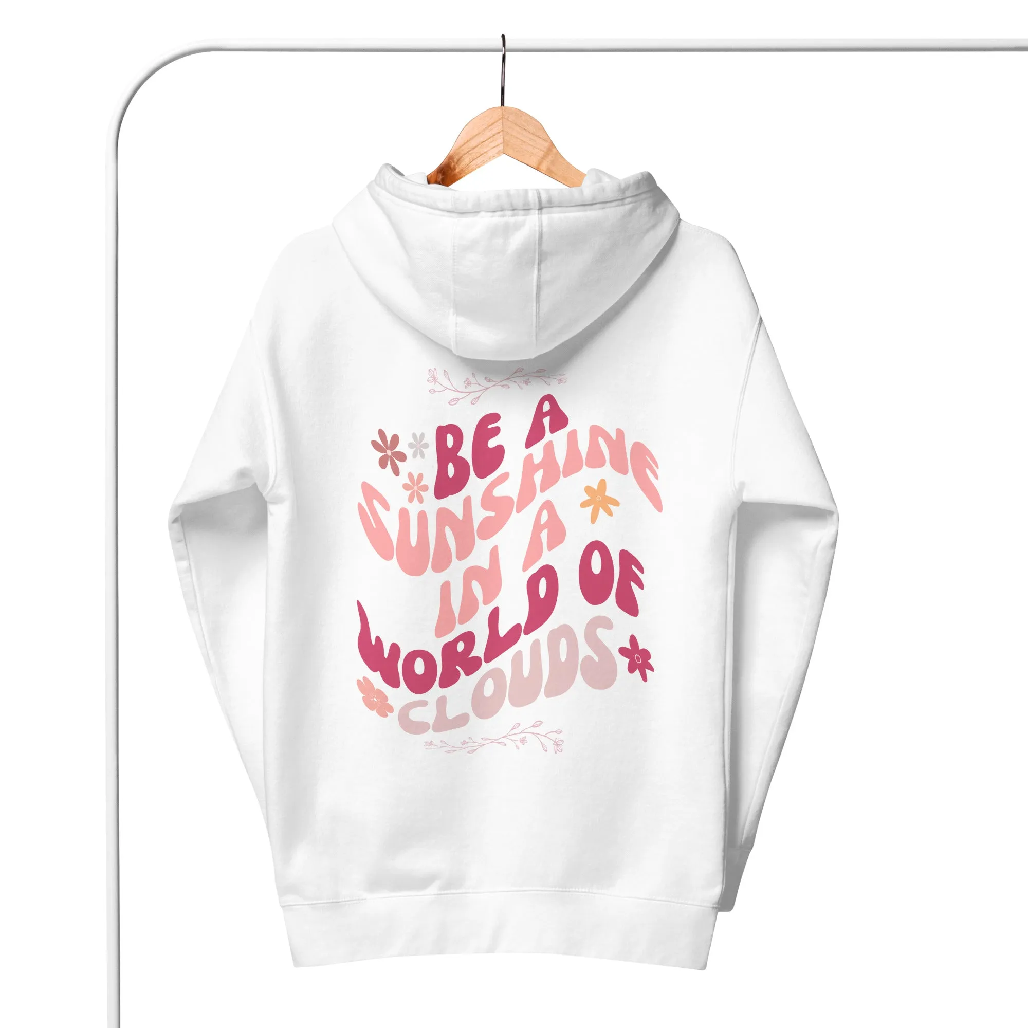 WOMEN'S POSITIVE HOODIES BACK PRINT HOODIES WOMEN