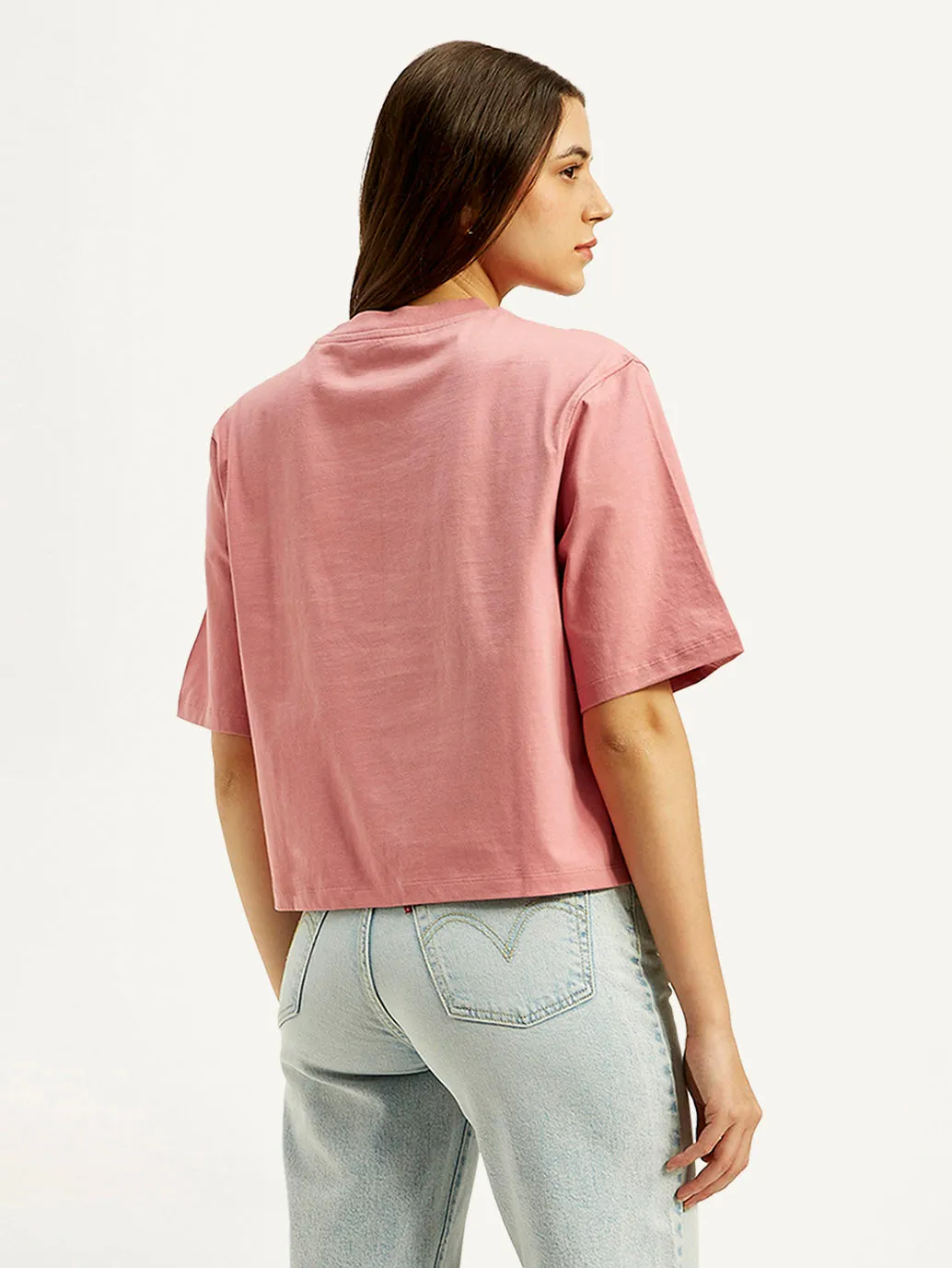 Women's Typographic Print Boxy T-shirt