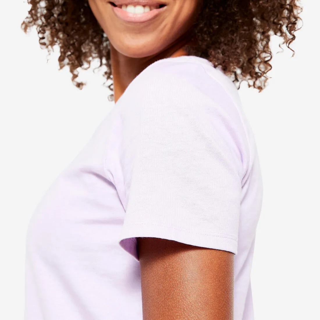 Women's V-Neck Cotton Fitness T-Shirt