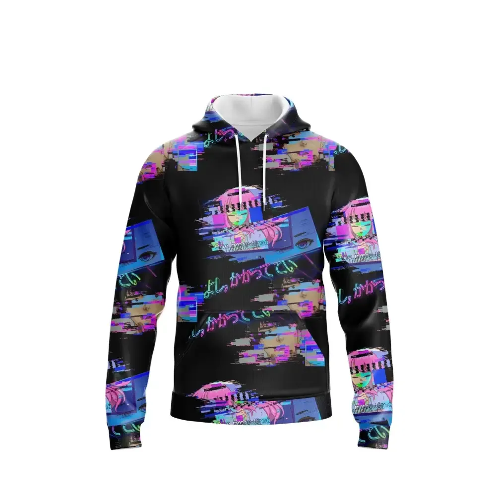 Y2K Full Zip Unisex Hoodie with Kangaroo Pocket Fringes