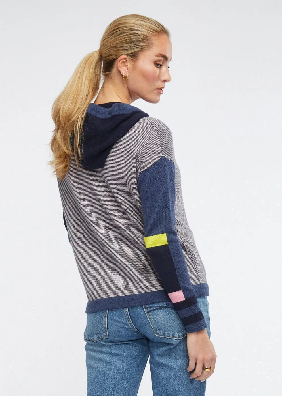 ZAKET & PLOVER Birdseye Hoodie - Denim Combo