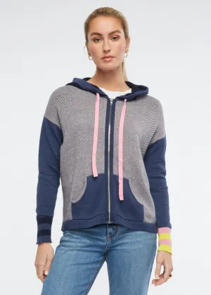 ZAKET & PLOVER Birdseye Hoodie - Denim Combo