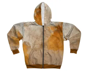 Zip Hoodie, Evening Gold