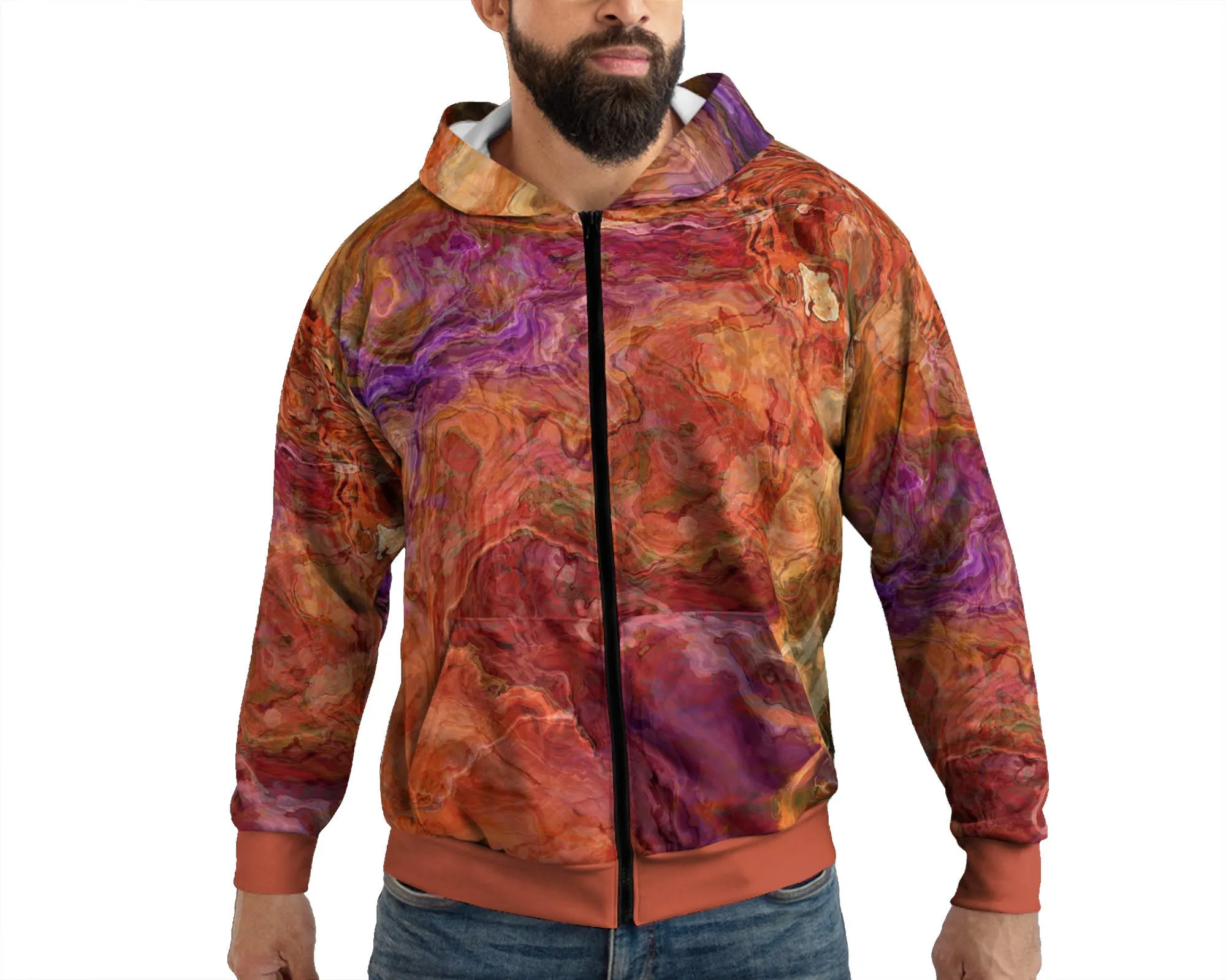 Zip Hoodie, Mediterranean