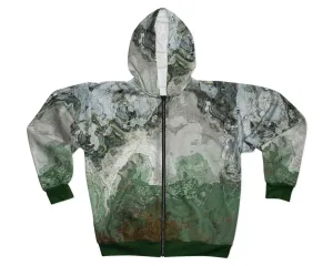 Zip Hoodie, River Wind