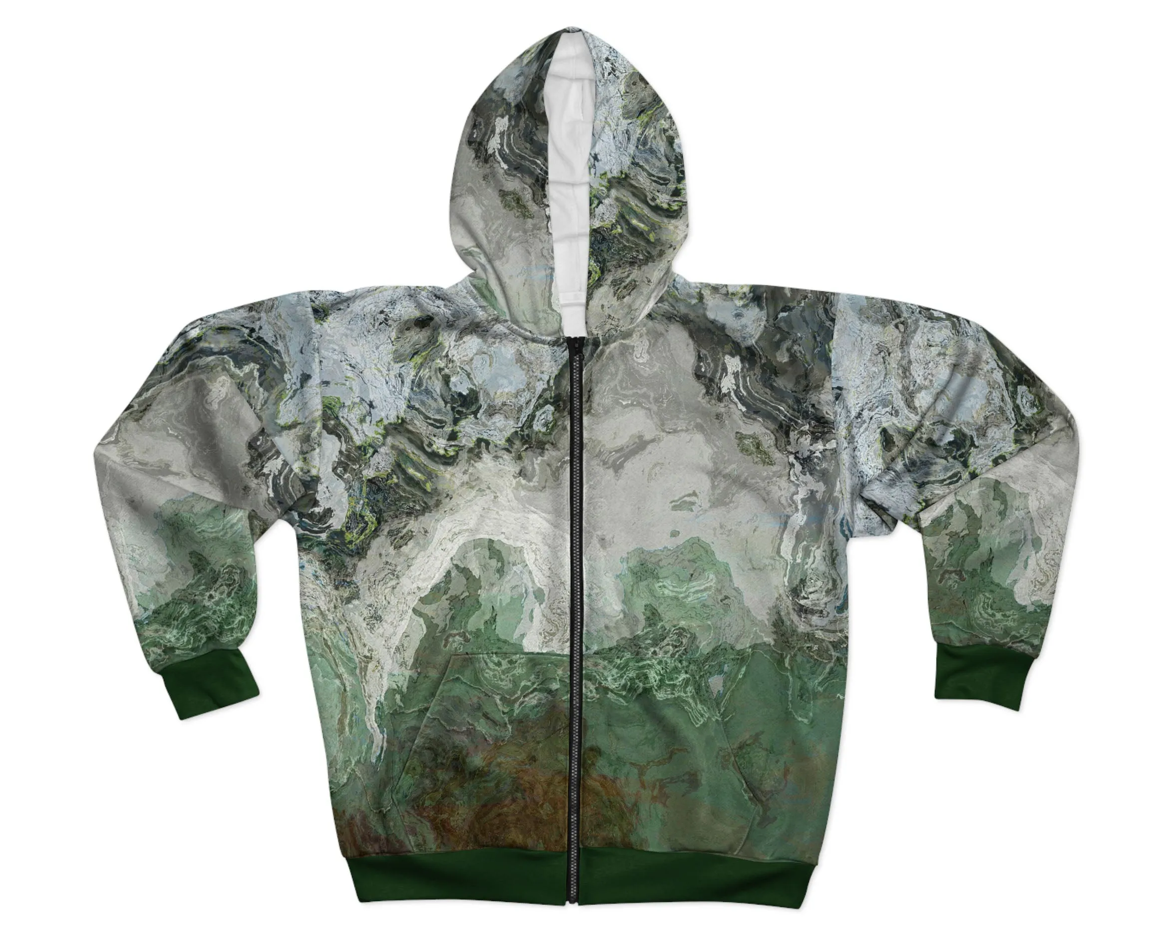 Zip Hoodie, River Wind