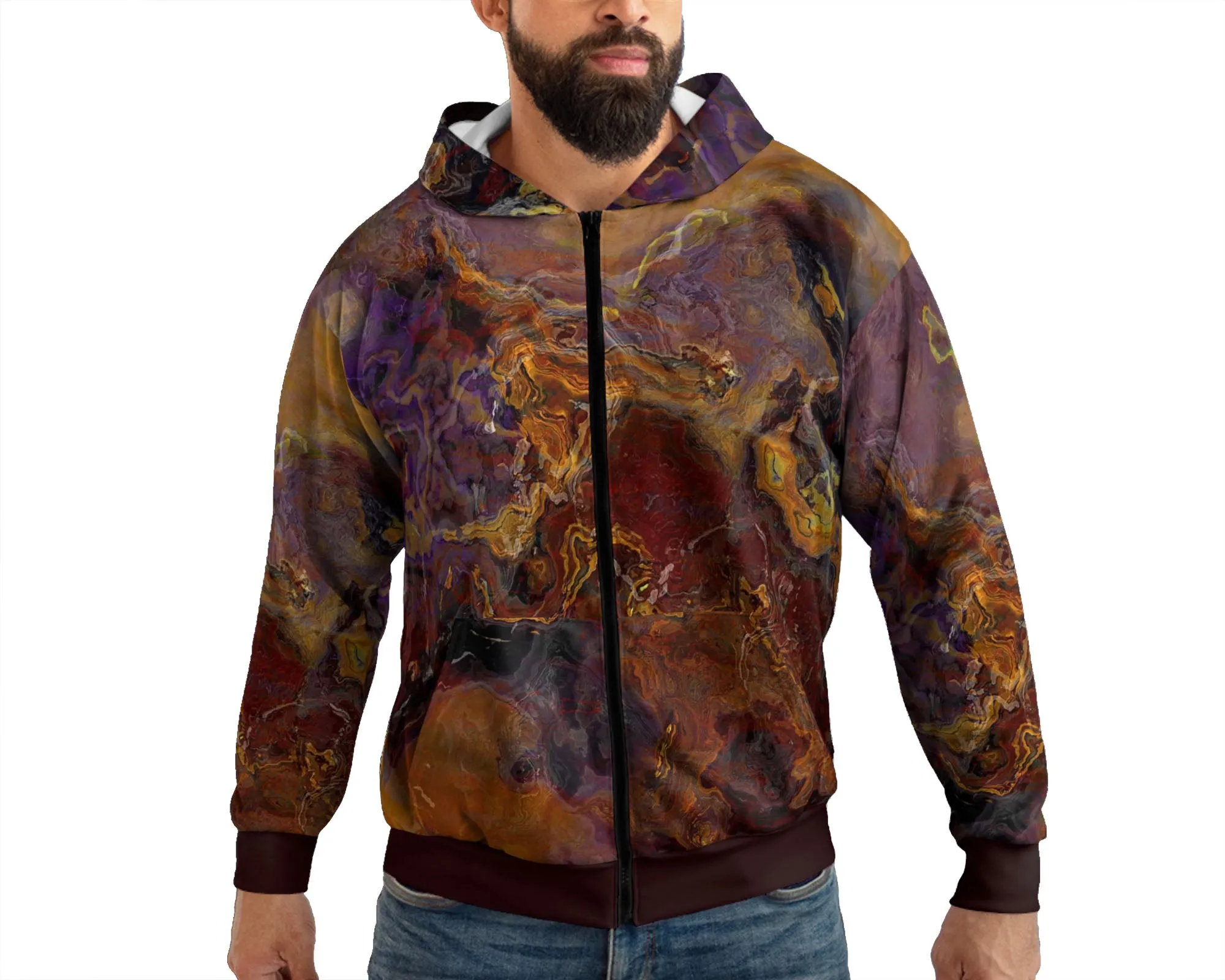 Zip Hoodie, Riveted
