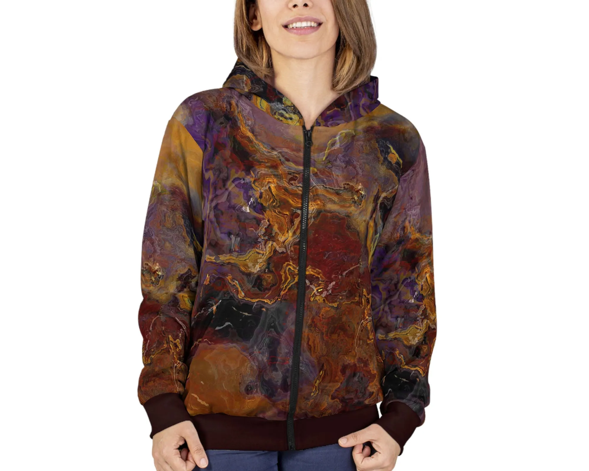 Zip Hoodie, Riveted